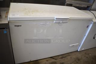 Whirlpool WZC5216LW Metal Chest Freezer w/ Hinge Lid. 115 Volts, 1 Phase. Tested and Working!