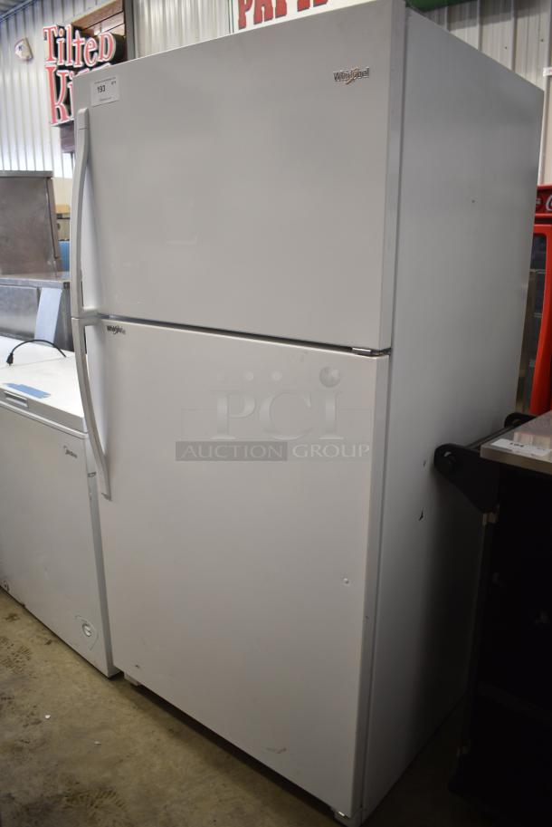 Whirlpool WRT311FZDW02 Cooler w/ Freezer. 115 Volts, 1 Phase. Tested and Working! - Image 1 of 9