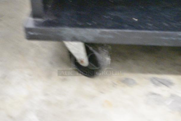 Black Portable Cart w/ 3 Drawers on Commercial Casters. - Image 5 of 10