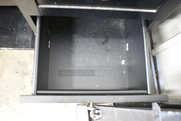 Black Portable Cart w/ 3 Drawers on Commercial Casters. - Image 10 of 10