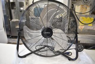 Lasko H20660 Black Metal Fan. 120 Volts, 1 Phase. Tested and Working!