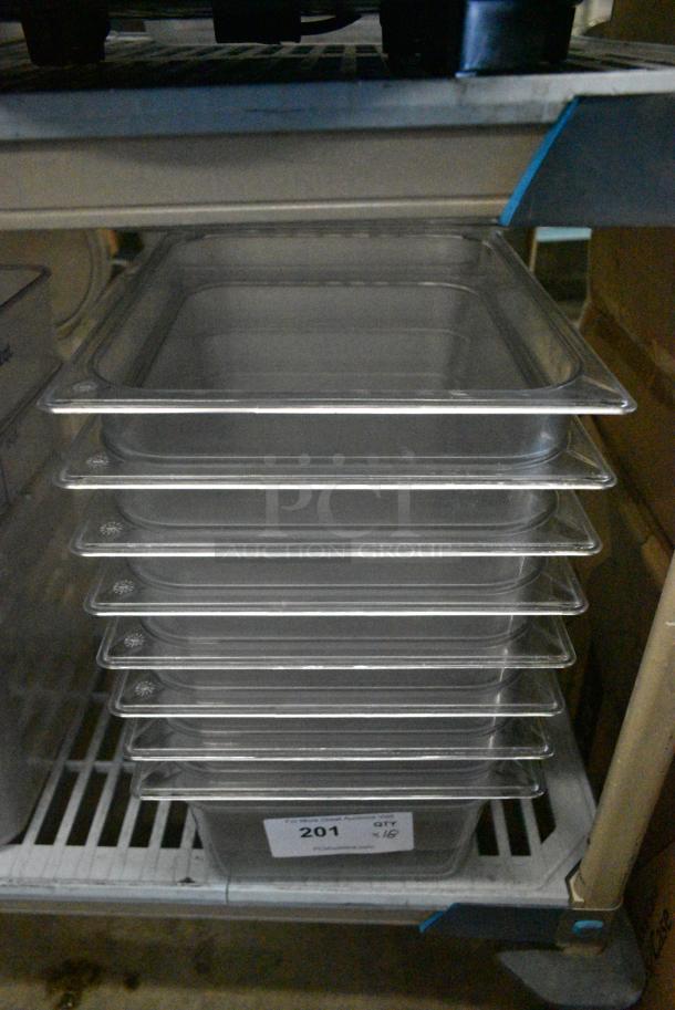 ALL ONE MONEY! Lot of 18 Clear Poly Drop In Bins - Image 1 of 2