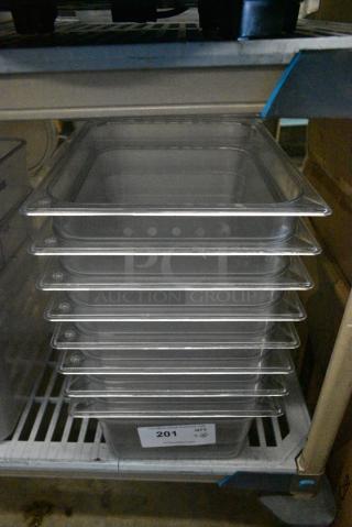 ALL ONE MONEY! Lot of 18 Clear Poly Drop In Bins