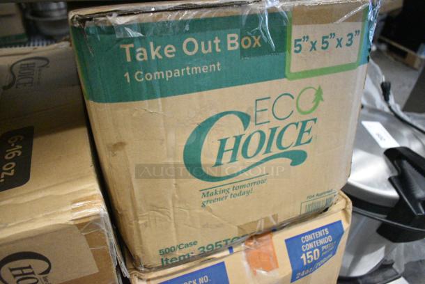 8 BRAND NEW! Boxes of Various Items Including 795SUS050801 Choice 5 1/4" x 8 1/2" Extra Large Food Container with Lid - 300/Case, 760SOUP16PBL Choice 6 - 16 oz. Clear Plastic Soup / Food Cup Lid - 1000/Case, 129MCR32B Choice 32 oz. Black Round Microwavable Heavy Weight Container with Lid 7 1/4" - 150/Case, 127P325C Choice 3.25 oz. Clear Plastic Souffle Cup / Portion Cup - 2500/Case, CTR24BD Dart SafeSeal 24 oz. Plastic Tamper-Resistant, Tamper-Evident Bowl with Dome Lid - 150/Case, 760SOUP8WB Choice 8 oz. White Double Poly-Coated Paper Food Cup - 1000/Case. 8 Times Your Bid! - Image 6 of 9