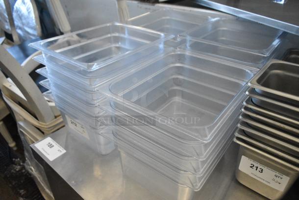 ALL ONE MONEY! Lot of 19 Clear Poly Drop In Bins - Image 3 of 4