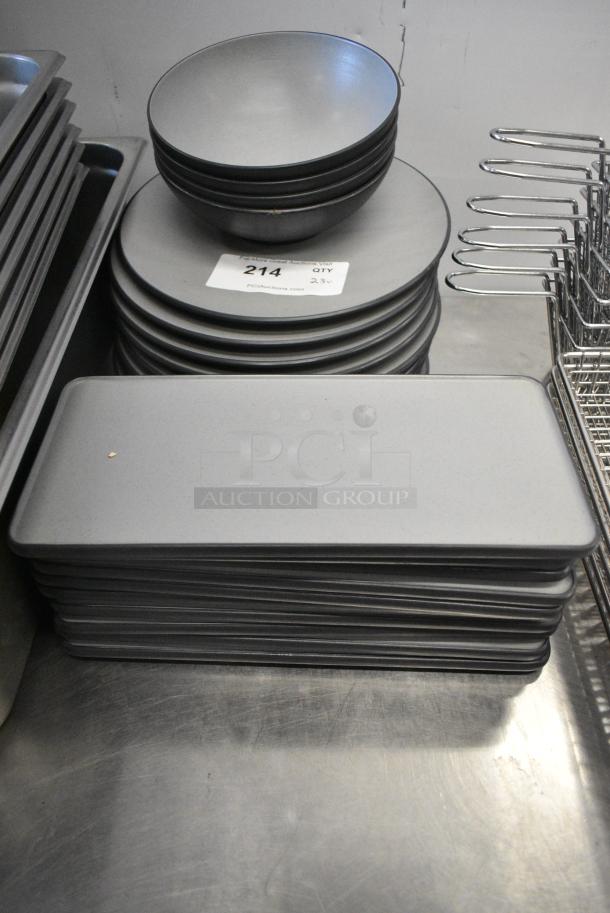 23 Various Ceramic Dishes Including Plates and Bowls. 23 Times Your Bid! - Image 1 of 4