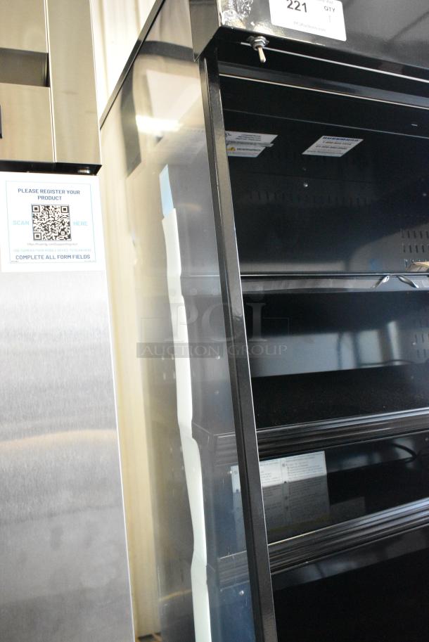 BRAND NEW SCRATCH AND DENT! 2024 Hussmann MDN3575B1A Metal Commercial Grab N Go Merchandiser. See Pictures for Broken Glass. 120 Volts, 1 Phase. Cannot Test Due To Plug Style - Image 4 of 8