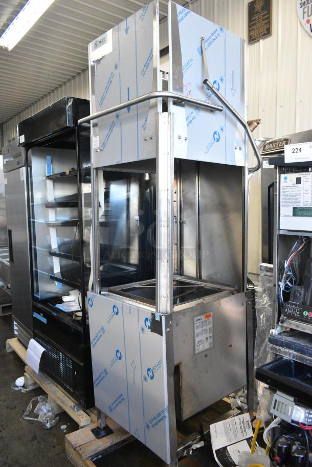 BRAND NEW SCRATCH AND DENT! 2024 Noble Wareforce HT-180HH Stainless Steel Commercial Straight Pass Through Dishwasher. 208-230-460 Volts, 3 Phase. - Image 4 of 9