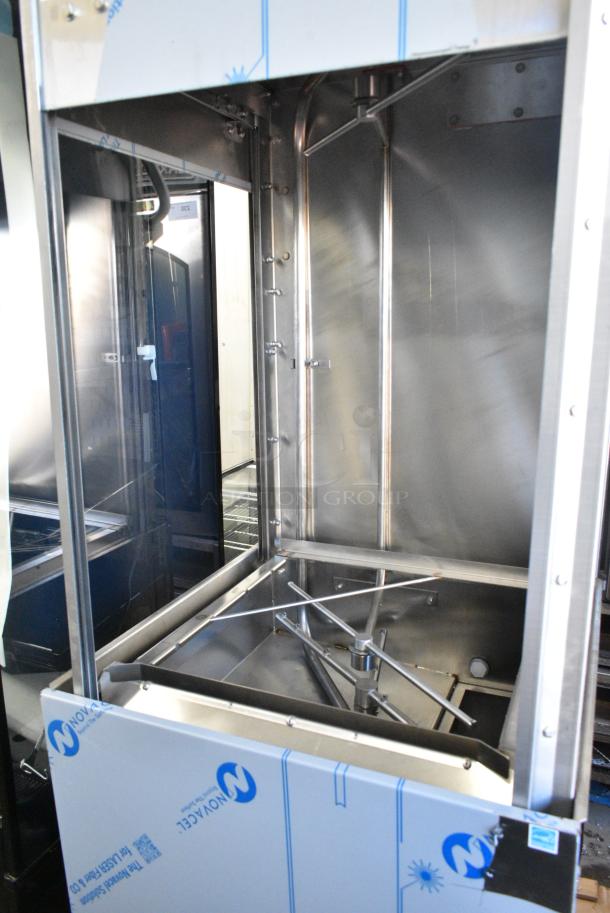 BRAND NEW SCRATCH AND DENT! 2024 Noble Wareforce HT-180HH Stainless Steel Commercial Straight Pass Through Dishwasher. 208-230-460 Volts, 3 Phase. - Image 5 of 9