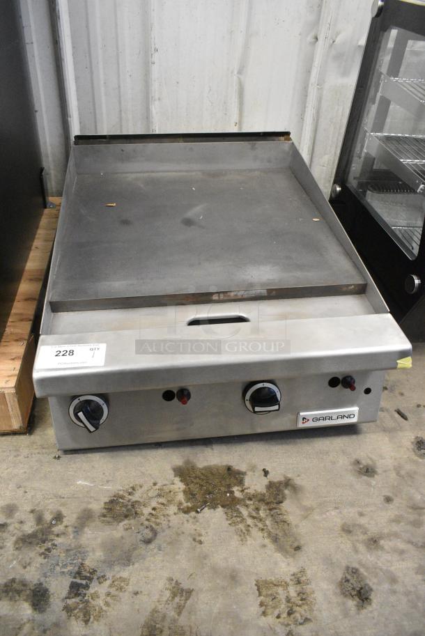 Garland Stainless Steel Commercial Countertop Natural Gas Powered Flat Top Griddle. - Image 1 of 6