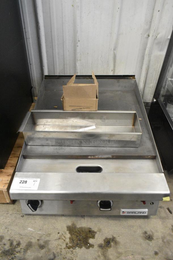 Garland Stainless Steel Commercial Countertop Natural Gas Powered Flat Top Griddle. - Image 2 of 6