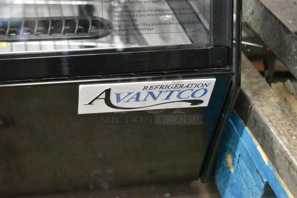 BRAND NEW SCRATCH AND DENT! Avantco 360BCC48HCB 48" Black Refrigerated Countertop Bakery Display Case with LED Lighting. 115 Volts, 1 Phase. Tested and Working! - Image 2 of 5