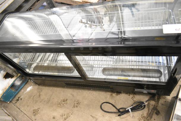 BRAND NEW SCRATCH AND DENT! Avantco 360BCC48HCB 48" Black Refrigerated Countertop Bakery Display Case with LED Lighting. 115 Volts, 1 Phase. Tested and Working! - Image 3 of 5