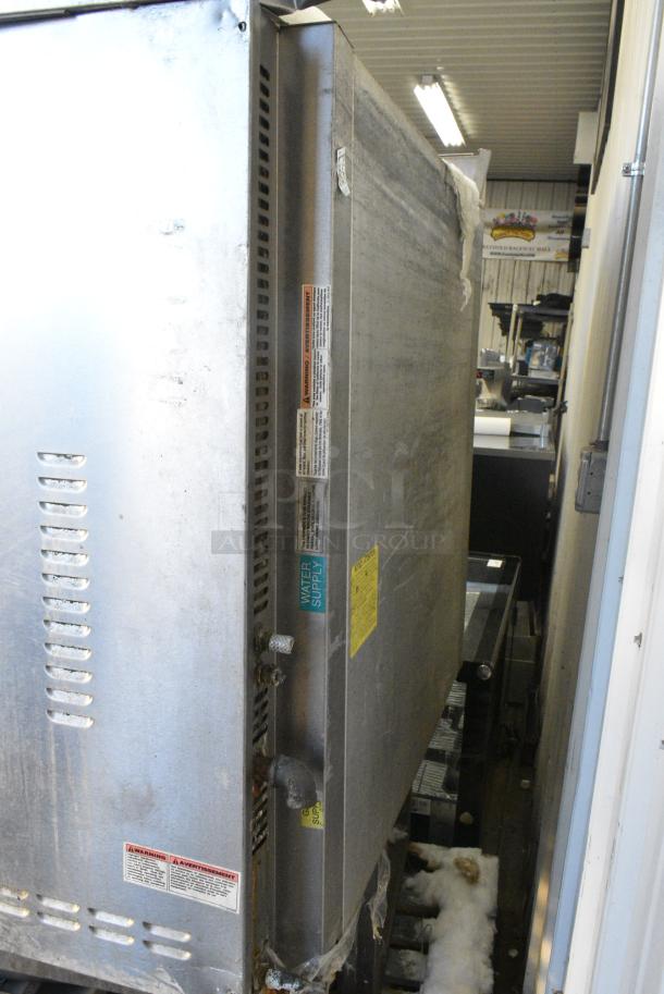 Baxter Stainless Steel Commercial Natural Gas Powered Mini Rotating Rack Oven on Pan Rack. See Pictures for Broken Glass. - Image 10 of 10
