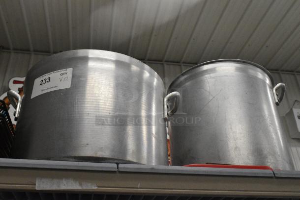 2 Various Metal Stock Pots. 2 Times Your Bid! - Image 1 of 6