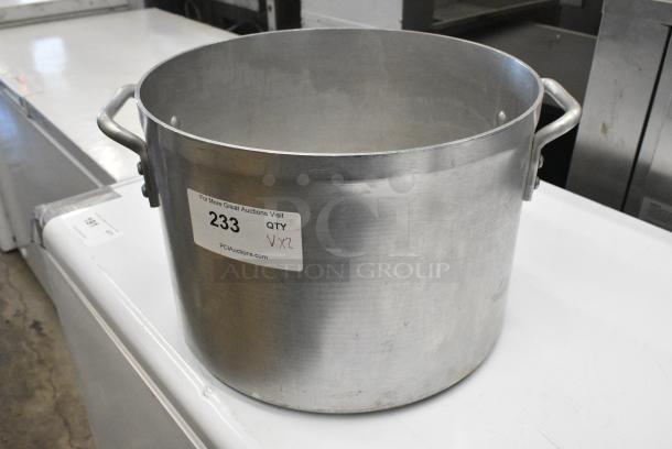 2 Various Metal Stock Pots. 2 Times Your Bid! - Image 2 of 6