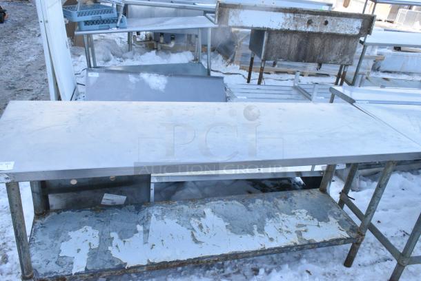 Regency 600T2472G Stainless Steel Table w/ Metal Under Shelf. - Image 3 of 4