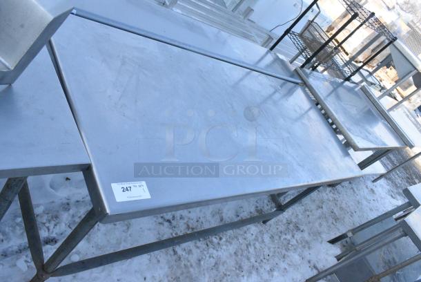Stainless Steel Table w/ Metal Under Shelf. - Image 2 of 3