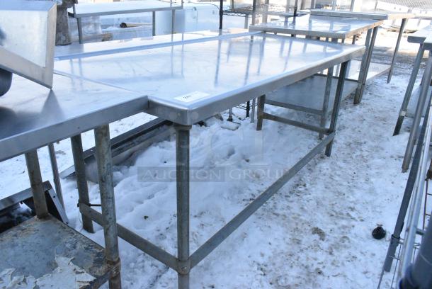 Stainless Steel Table w/ Metal Under Shelf. - Image 3 of 3