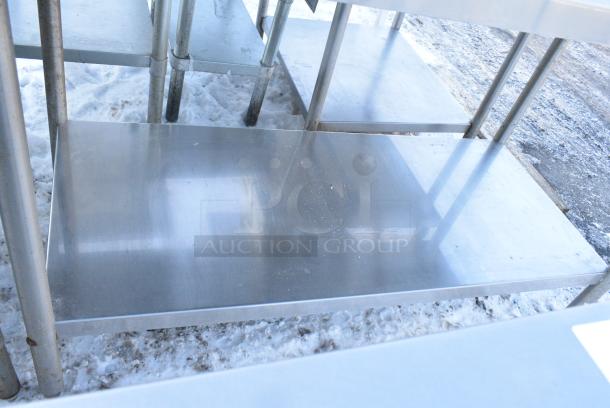 Stainless Steel Table w/ Metal Under Shelf. - Image 2 of 3