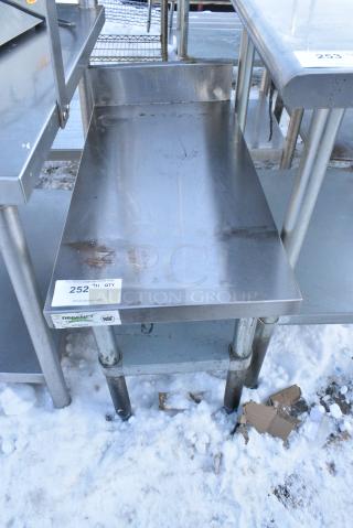 Regency 600TB3015G Stainless Steel Equipment Stand w/ Metal Under Shelf.