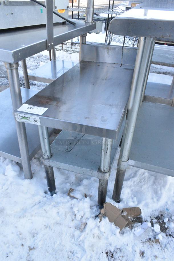 Regency 600TB3015G Stainless Steel Equipment Stand w/ Metal Under Shelf. - Image 3 of 5