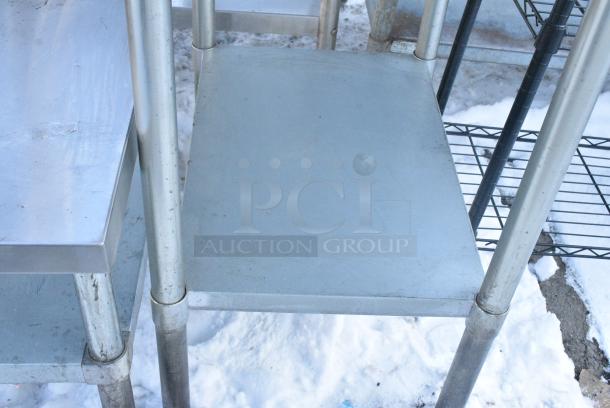 Stainless Steel Table w/ Metal Under Shelf. - Image 2 of 4