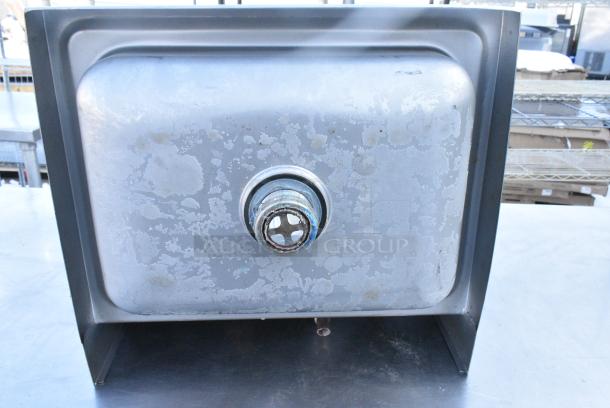 Regency 600HS17Stainless Steel Single Bay Wall Mount Sink w/ Faucet and Handles. - Image 4 of 5