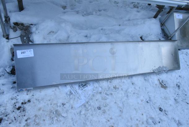 Stainless Steel Wall Mount Shelf. - Image 1 of 3