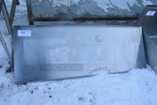 Stainless Steel Wall Mount Shelf.