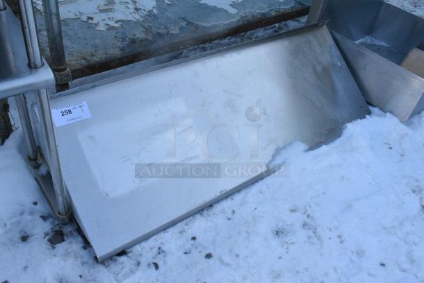 Stainless Steel Wall Mount Shelf. - Image 2 of 4