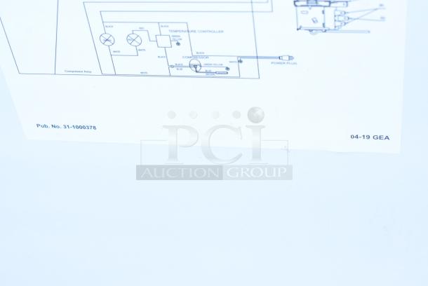 General Electric GE Chest Freezer w/ Hinge Lid. 115 Volts, 1 Phase. - Image 9 of 9