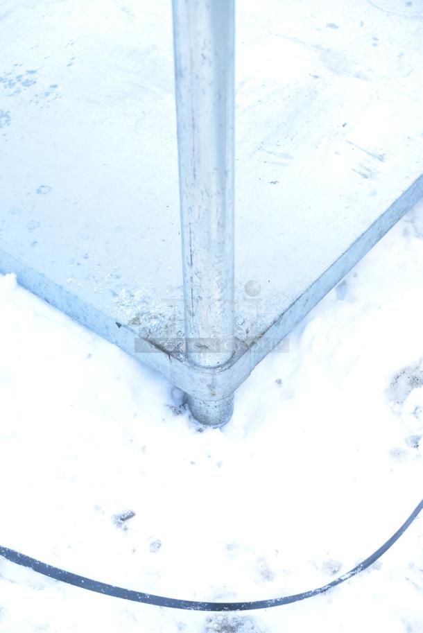 Stainless Steel Table w/ Metal Under Shelf. - Image 4 of 5