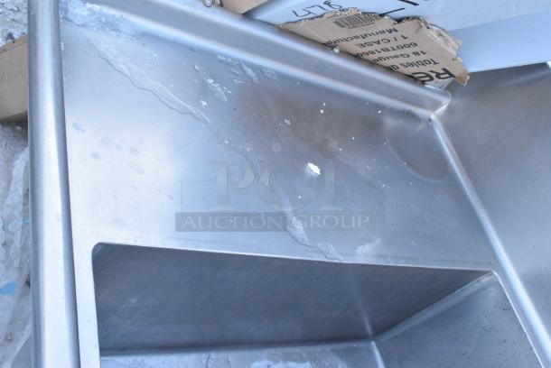 Stainless Steel 3 Bay Sink w/ Dual Drain Boards, Faucet and Handles. - Image 2 of 6