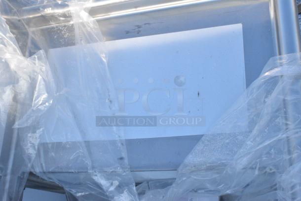 BRAND NEW SCRATCH AND DENT! Steelton 522CS31824LR 90" 18-Gauge Stainless Steel Three Compartment Commercial Sink with 2 Drainboards - 18" x 24" x 12" Bowls. No Legs. - Image 6 of 7