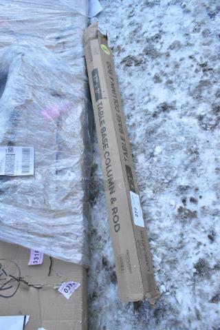 BRAND NEW SCRATCH AND DENT! 164TCOLROD37 Lancaster Table & Seating 37 1/2" Bar Height Table Base Column and Rod