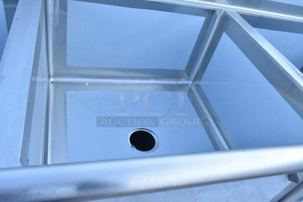 BRAND NEW SCRATCH AND DENT! Regency 600S42424224 Stainless Steel 4 Bay Sink w/ Left Side Drain Board. - Image 6 of 9
