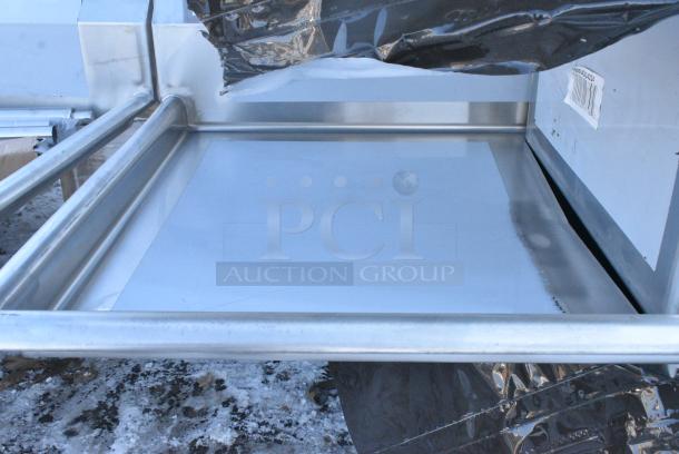 BRAND NEW SCRATCH AND DENT! Regency 600S42424224 Stainless Steel 4 Bay Sink w/ Left Side Drain Board. No Legs. - Image 3 of 5