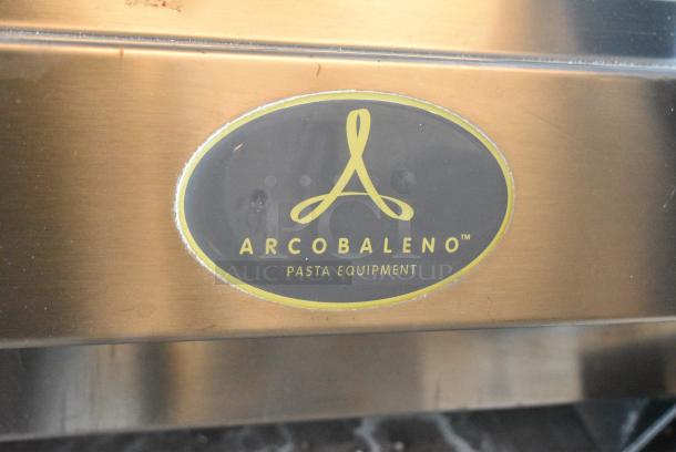 BRAND NEW SCRATCH AND DENT! Arcobaleno ASC300 Stainless Steel Commercial Countertop Dough Sheeter. 110 Volts, 1 Phase. - Image 2 of 6