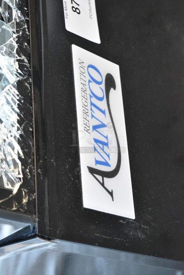 BRAND NEW SCRATCH AND DENT! Avantco 193BCD48B Metal Commercial Floor Style Deli Display Case Merchandiser. See Pictures for Broken Glass. 110-120 Volts, 1 Phase. - Image 2 of 5