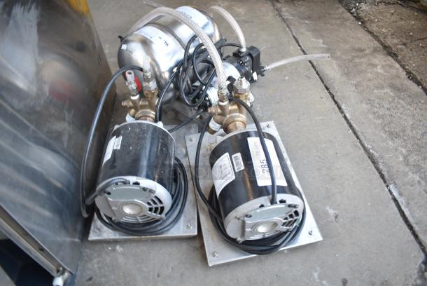 3 Various Motors Including 2 US S55JXRPA-8170 Carbonator Duty Pump and 1 McCann's Water Booster. 3 Times Your Bid! - Image 1 of 14