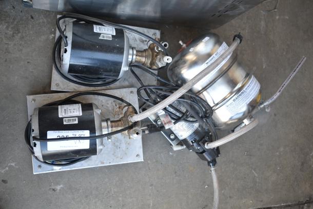 3 Various Motors Including 2 US S55JXRPA-8170 Carbonator Duty Pump and 1 McCann's Water Booster. 3 Times Your Bid! - Image 2 of 14