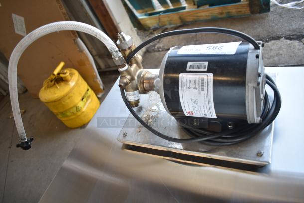 3 Various Motors Including 2 US S55JXRPA-8170 Carbonator Duty Pump and 1 McCann's Water Booster. 3 Times Your Bid! - Image 4 of 14