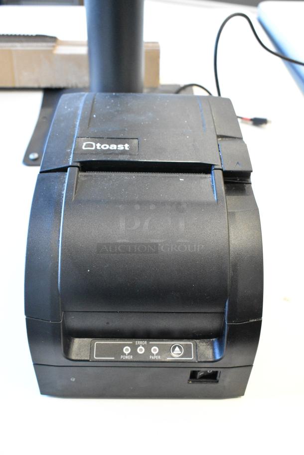 POS Monitor w/ 2 Toast Receipt Printers, Toast Metal Cash Drawers, Toast Handheld Credit Reader - Image 4 of 6