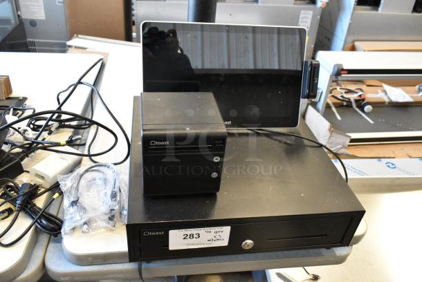 POS Monitor w/ Receipt Printer, Toast Metal Cash Drawer - Image 2 of 6