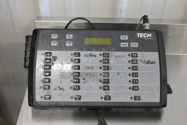 Jtech J1709 ServerCall Transmitter w/ 2 JTech J1704 Charging Stations and 17 JTech Pagers - Image 2 of 8