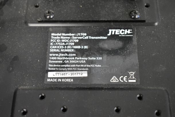 Jtech J1709 ServerCall Transmitter w/ 2 JTech J1704 Charging Stations and 17 JTech Pagers - Image 3 of 8