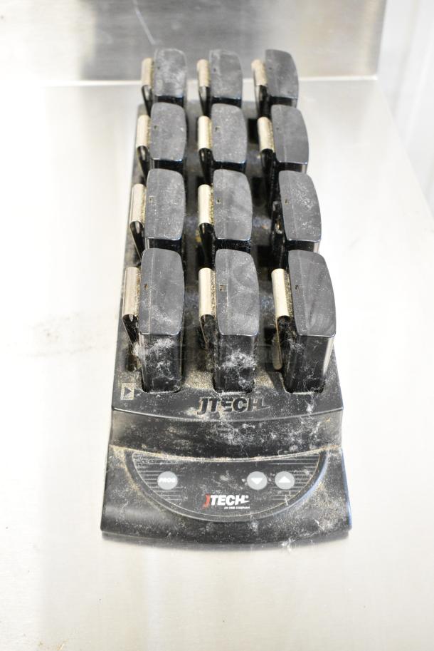 Jtech J1709 ServerCall Transmitter w/ 2 JTech J1704 Charging Stations and 17 JTech Pagers - Image 7 of 8