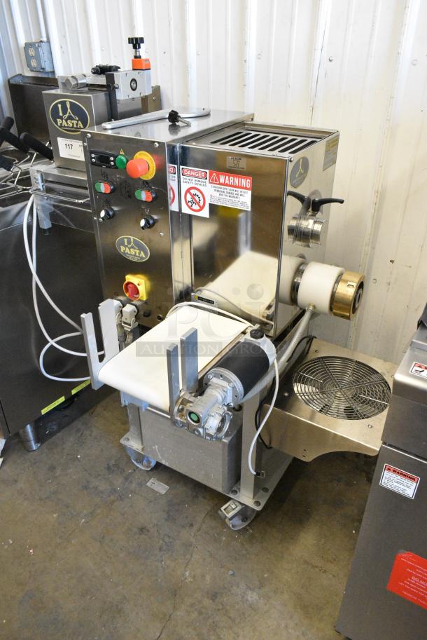 Arcobaleno AMFE50 Liliana Stainless Steel Commercial Floor Style Pasta Extruder Machine. 220 Volts, 3 Phase. Goes GREAT w/ Item 116! - Image 12 of 14