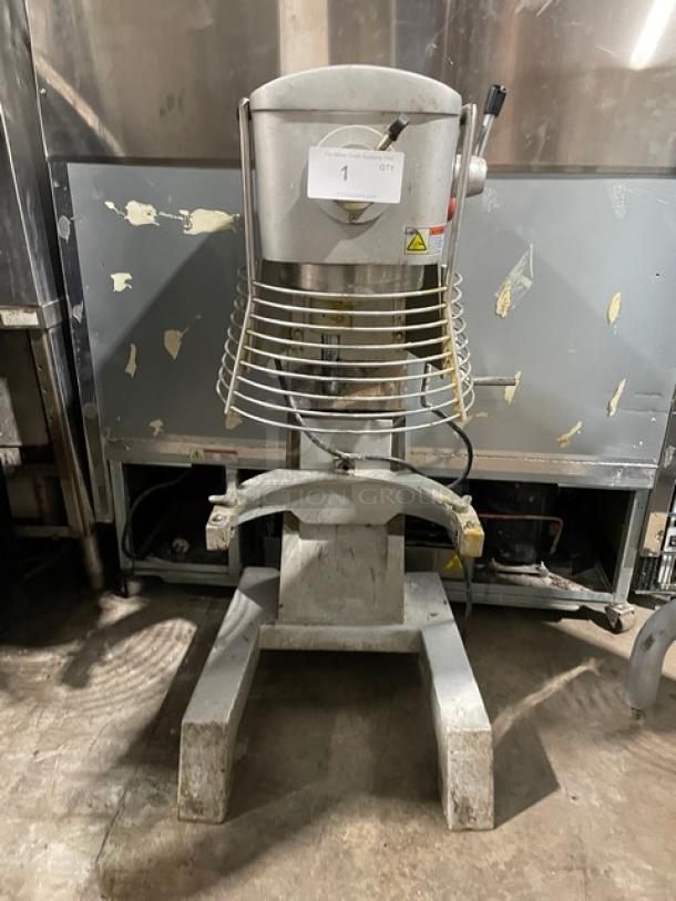 Primo Commercial Metallic Gray Finished Gear Driven 30 Quart Planetary Mixer! Model: PM30 SN: 18010301084! 110V 1 Phase! - Image 1 of 10